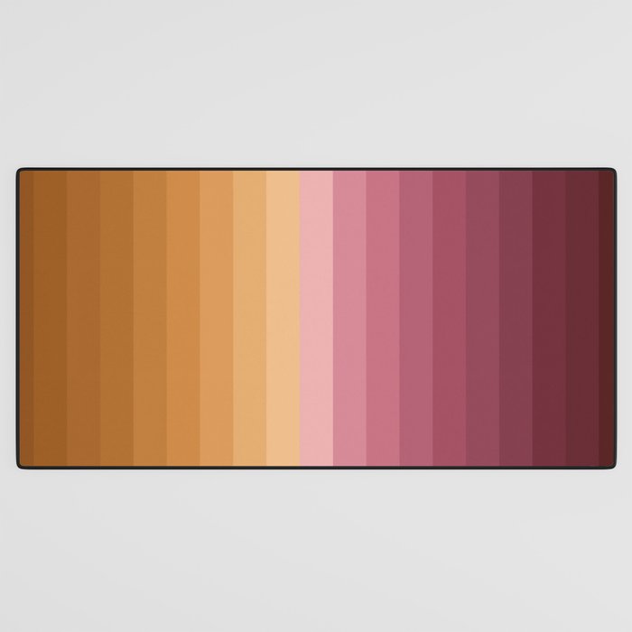 Multicolor Stripes XVII Desk Mat Gallery Image 3