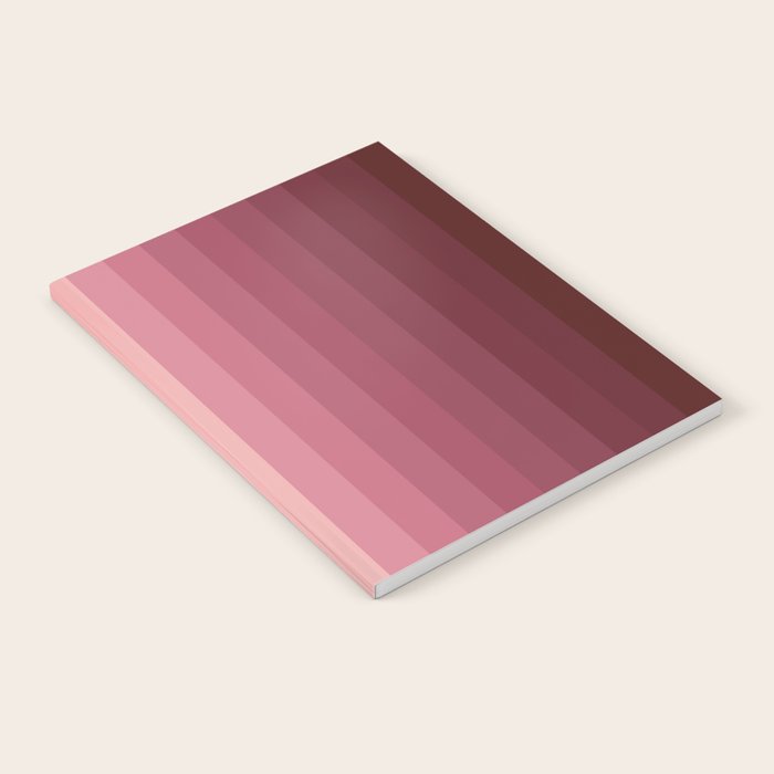 Multicolor Stripes XVII Notebook Gallery Image 1