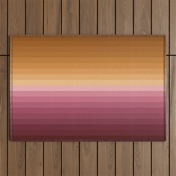 Multicolor Stripes XVII Outdoor Rug Gallery Image 1