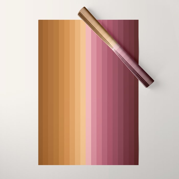 Multicolor Stripes XVII Wrapping Paper Gallery Image 1