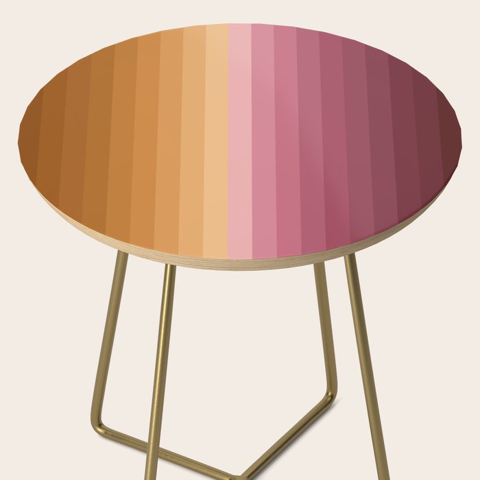 Multicolor Stripes XVII Side Table Gallery Image 2