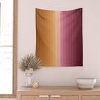 Multicolor Stripes XVII Wall Tapestry Gallery Image 2