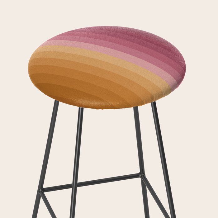 Multicolor Stripes XVII Stool Gallery Image 2