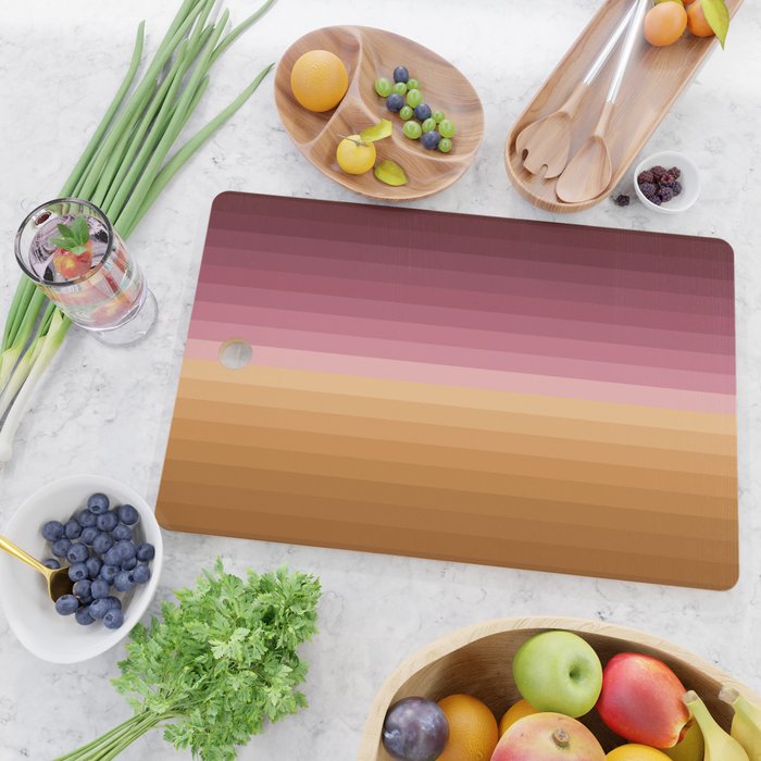 Multicolor Stripes XVII Cutting Board Gallery Image 2