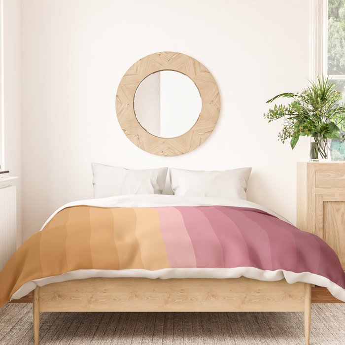 Multicolor Stripes XVII Duvet Cover Gallery Image 3