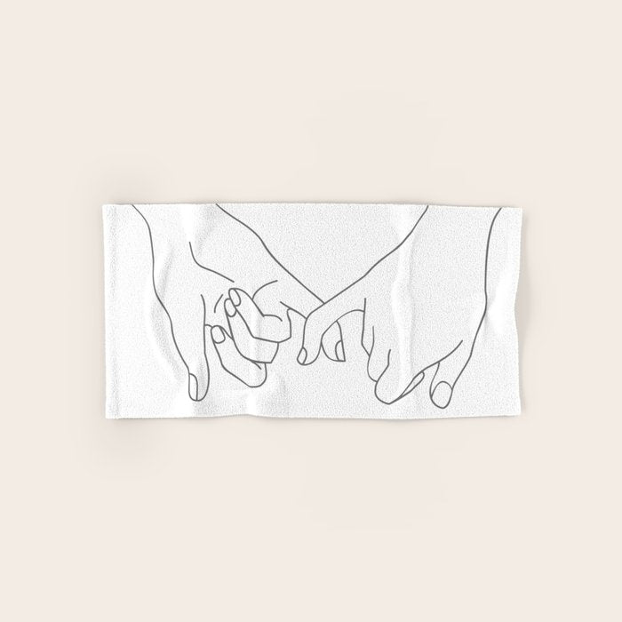 Pinky Promise Bath Towel Gallery Image 1