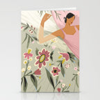 the girl is sleeping  Stationery Card Gallery Image 2