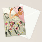 the girl is sleeping  Stationery Card Gallery Image 2