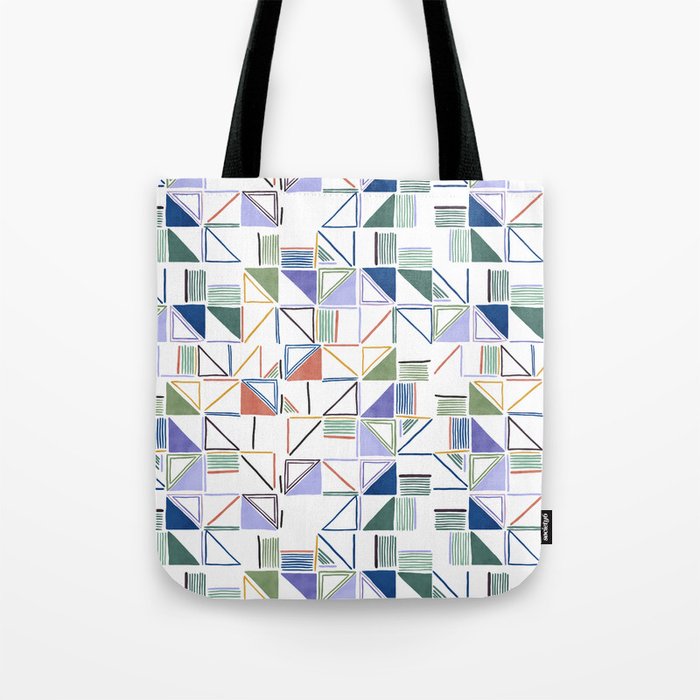 Abstract forms of lines 77G Tote Bag Gallery Image 1