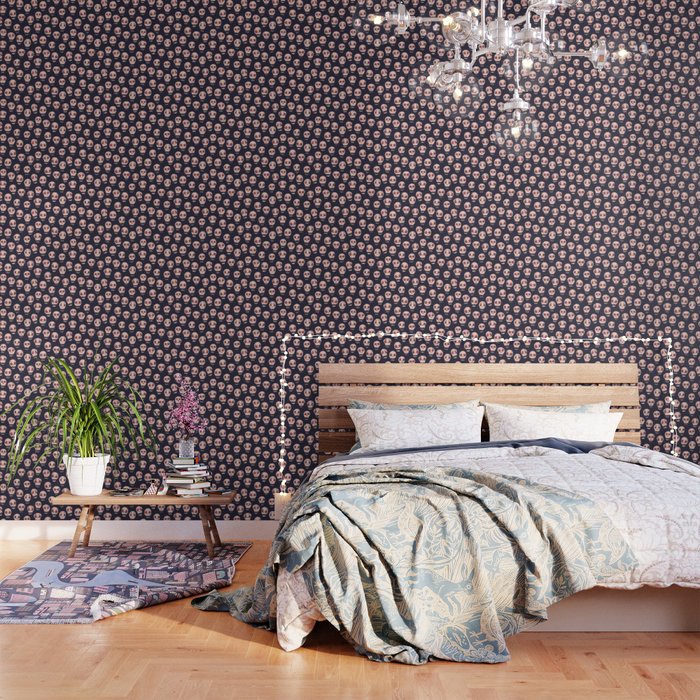 Skulls funny spooky pattern, halloween Wallpaper Gallery Image 3