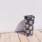 Skulls funny spooky pattern, halloween Travel Mug Gallery Image 4