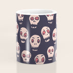 Skulls funny spooky pattern, halloween Coffee Mug Gallery Image 4