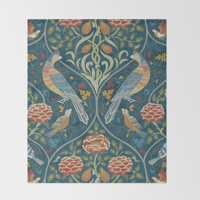 William Morris Throw Blanket Gallery Image 2