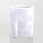 retro flowers / lilac Coffee Mug Gallery Image 4