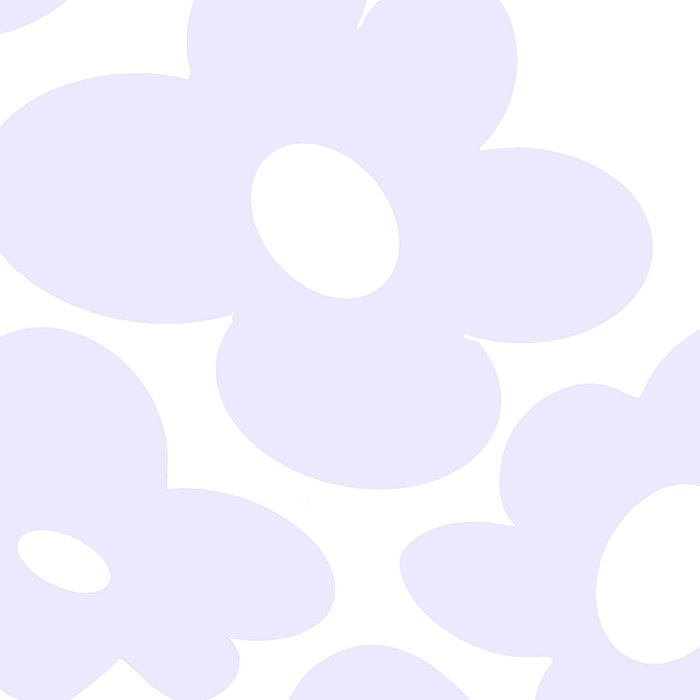 retro flowers / lilac Coffee Mug Gallery Image 2
