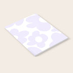 retro flowers / lilac Notebook Gallery Image 2