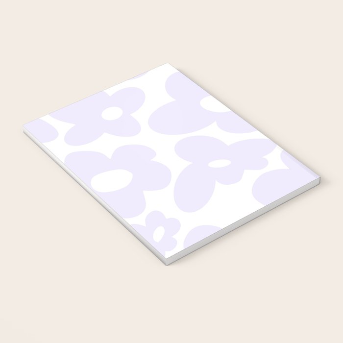 retro flowers / lilac Notebook Gallery Image 3