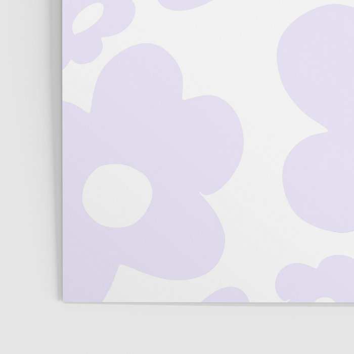 retro flowers / lilac Poster Gallery Image 3