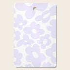 retro flowers / lilac Cutting Board Gallery Image 1