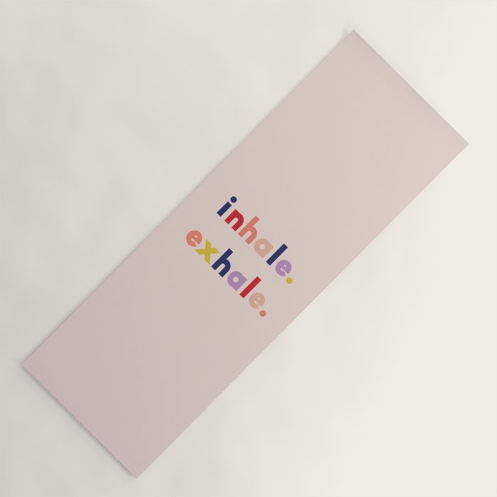 inhale exhale Yoga Mat Gallery Image 1