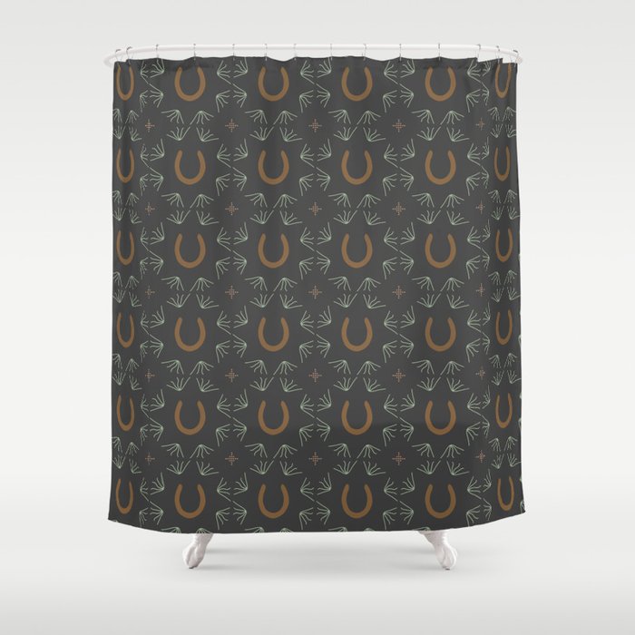 Burning Daylight Pattern  Shower Curtain Gallery Image 1