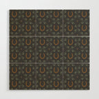 Burning Daylight Pattern  Wood Wall Art Gallery Image 1