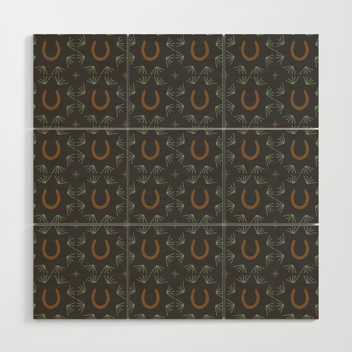 Burning Daylight Pattern  Wood Wall Art Gallery Image 1