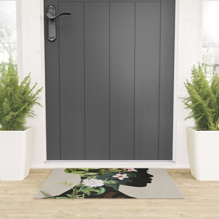 Floral Portrait 16 Welcome Mat Gallery Image 3