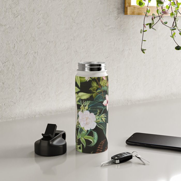 Floral Portrait 16 Water Bottle Gallery Image 4