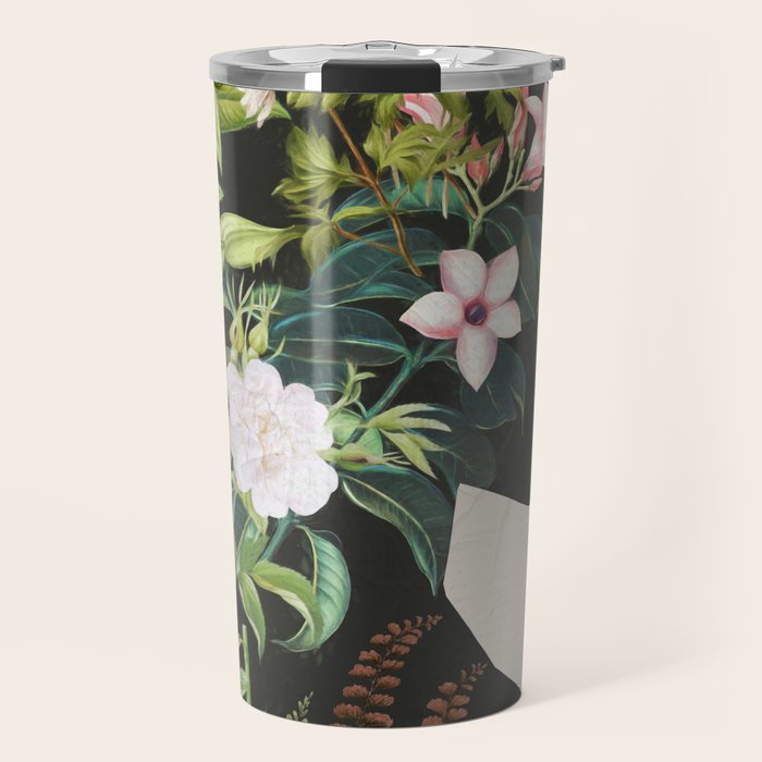 Floral Portrait 16 Travel Mug Gallery Image 1