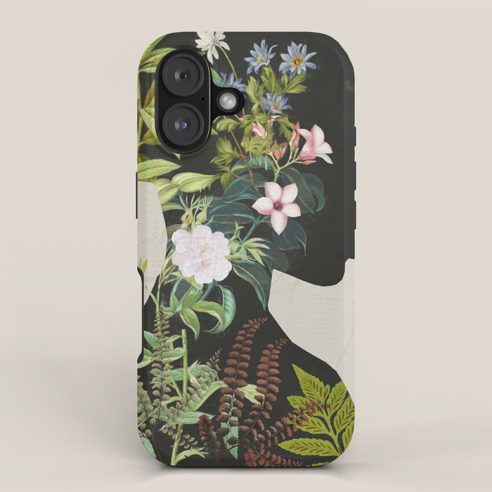 Floral Portrait 16 iPhone Case Gallery Image 1