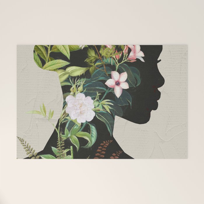 Floral Portrait 16 Welcome Mat Gallery Image 1