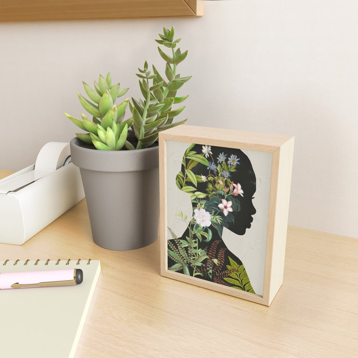 Floral Portrait 16 Mini Art Print Gallery Image 2