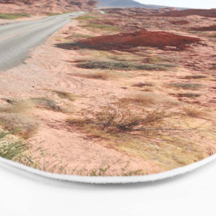 Roads Of Nevada Desert Picture | Valley Of Fire State Park Art Print | USA Travel Photography Bath Mat Gallery Image 3