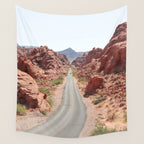 Roads Of Nevada Desert Picture | Valley Of Fire State Park Art Print | USA Travel Photography Wall Tapestry Gallery Image 4