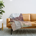 Roads Of Nevada Desert Picture | Valley Of Fire State Park Art Print | USA Travel Photography Throw Blanket Gallery Image 1