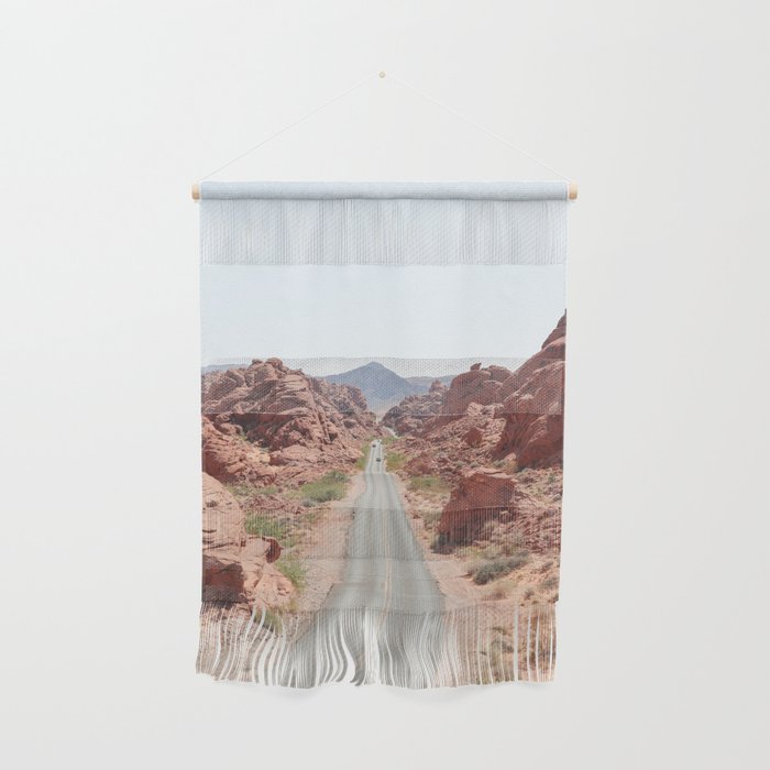 Roads Of Nevada Desert Picture | Valley Of Fire State Park Art Print | USA Travel Photography Wall Hanging Gallery Image 1