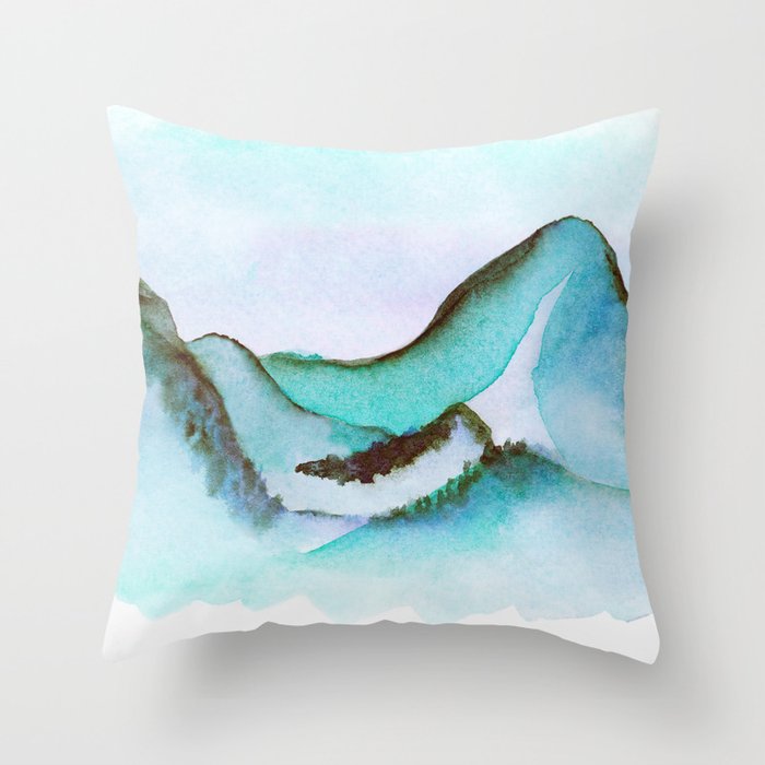 Freedom In Wanderlust Throw Pillow Gallery Image 1