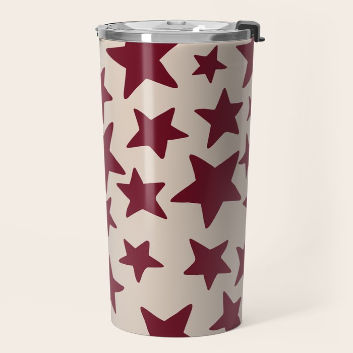 Wine Wonky Stars Travel Mug Gallery Image 2