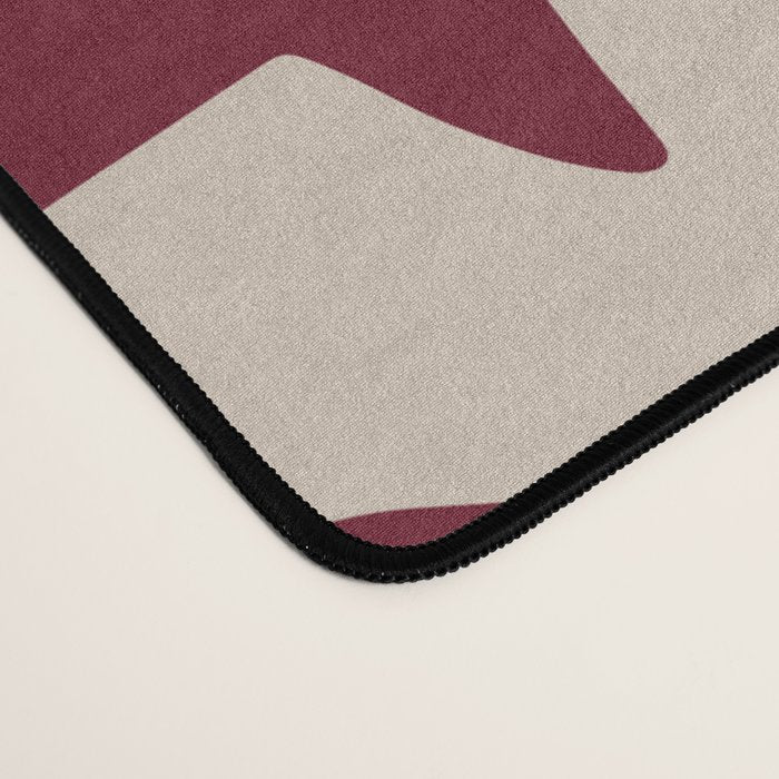 Wine Wonky Stars Desk Mat Gallery Image 4