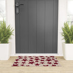 Wine Wonky Stars Welcome Mat Gallery Image 3