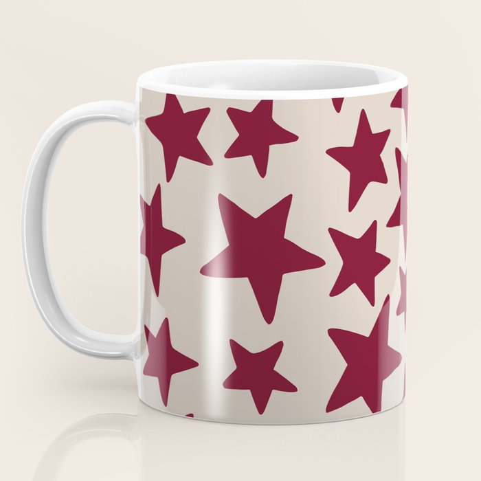 Wine Wonky Stars Coffee Mug Gallery Image 3