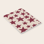 Wine Wonky Stars Notebook Gallery Image 3