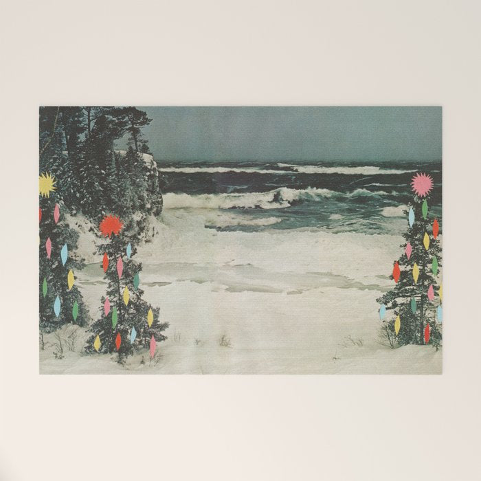 Christmas Beach Welcome Mat Gallery Image 1
