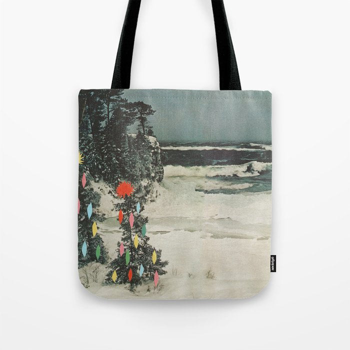 Christmas Beach Tote Bag Gallery Image 1