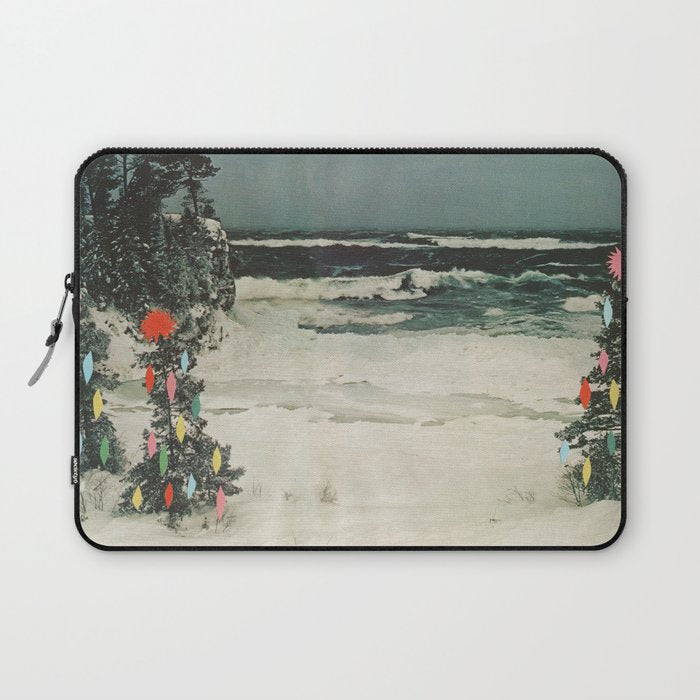 Christmas Beach Laptop Sleeve Gallery Image 1