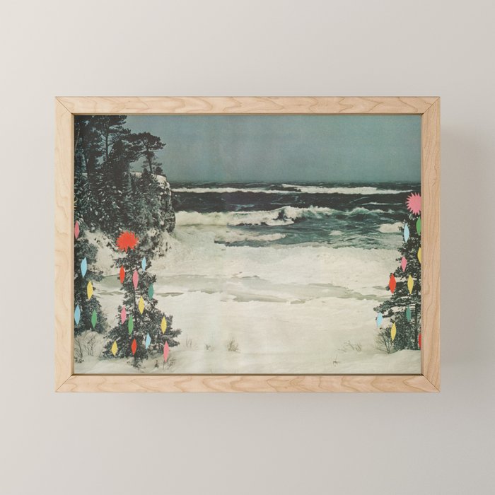 Christmas Beach Mini Art Print Gallery Image 1