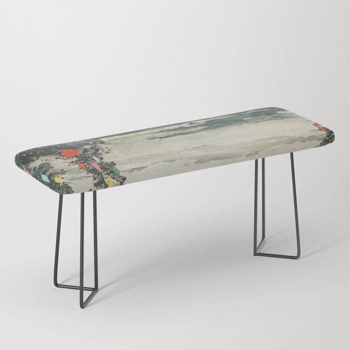 Christmas Beach Bench Gallery Image 1
