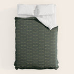 Dragonfly Pattern X Earthy Green Comforter Gallery Image 6