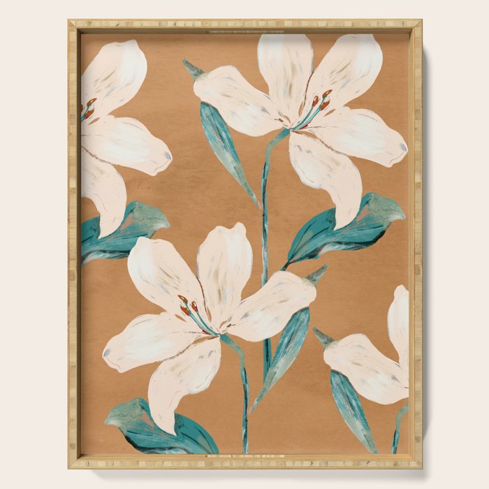 Spring Flowers 7 Serving Tray Gallery Image 1